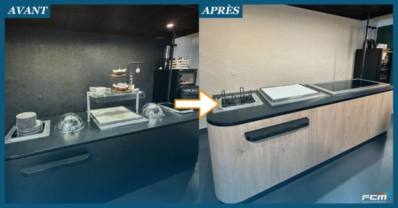 Transformation d'un meuble chaud pour un hôtel à Aix-en-Provence